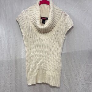 Say What? Y2K Cowl Neck Sweater
